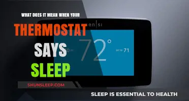 Thermostat's Sleep Mode: Energy Saving While You Snooze