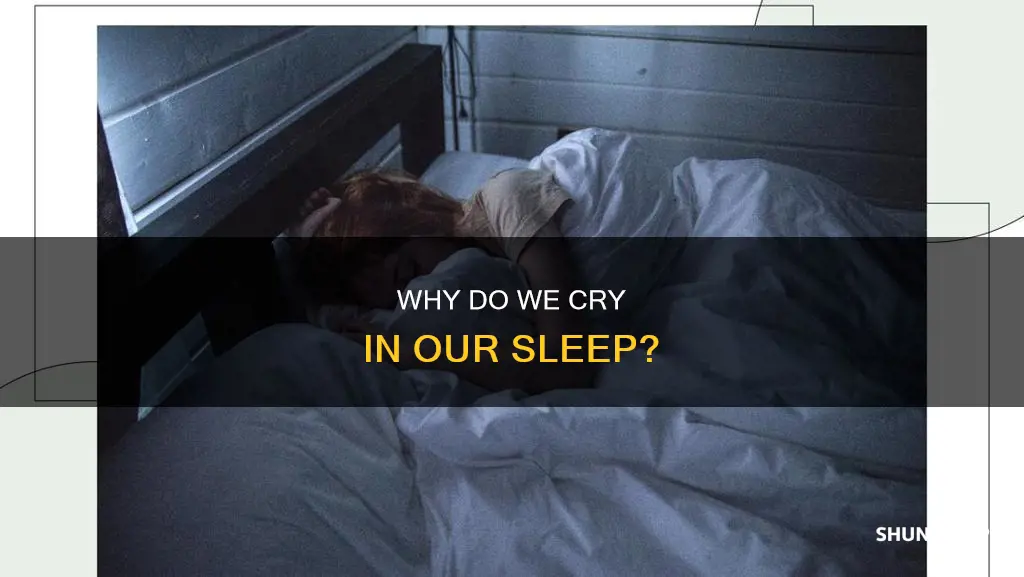 what does it mean when ypu cry in your sleep