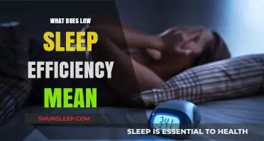 Sleep Efficiency: What Does a Low Score Mean?
