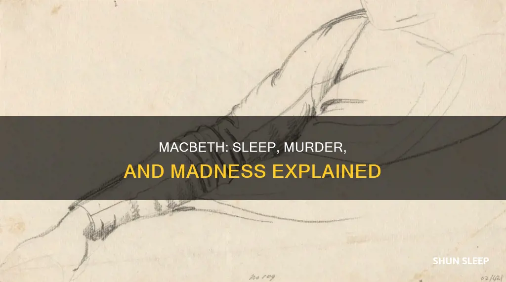 what does macbeth does murder sleep mean