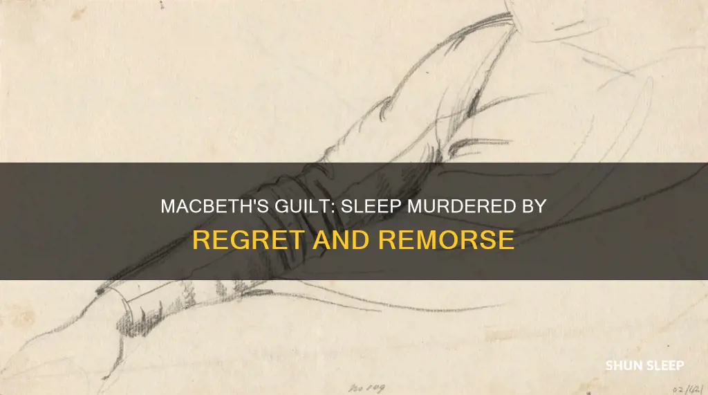 what does macbeth hath murdered sleep mean