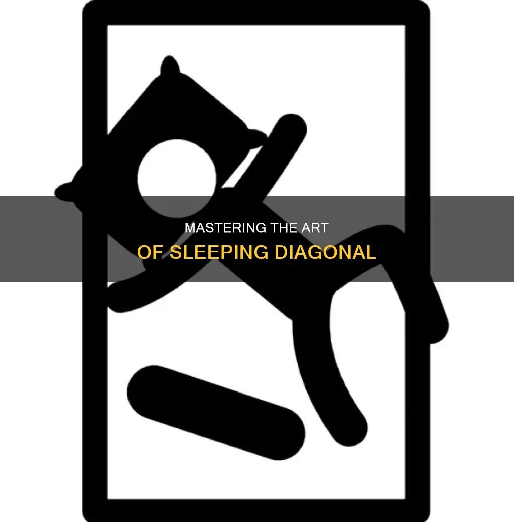 what does mean ti sleep diagonal