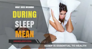 Moaning in Sleep: What Does it Mean?