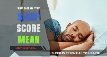 Understanding Your Fitbit Sleep Score