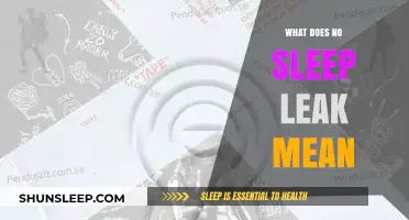Sleep Leak: What Does It Mean to Have No Sleep Leak?