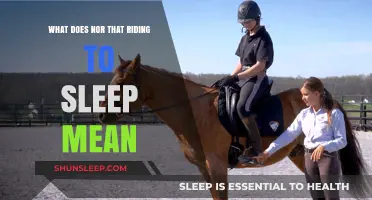 Riding to Sleep: What Does It Mean?