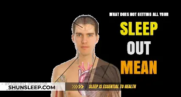 Unraveling the Mystery: What Does 'Not Getting All Your Sleep Out' Mean?
