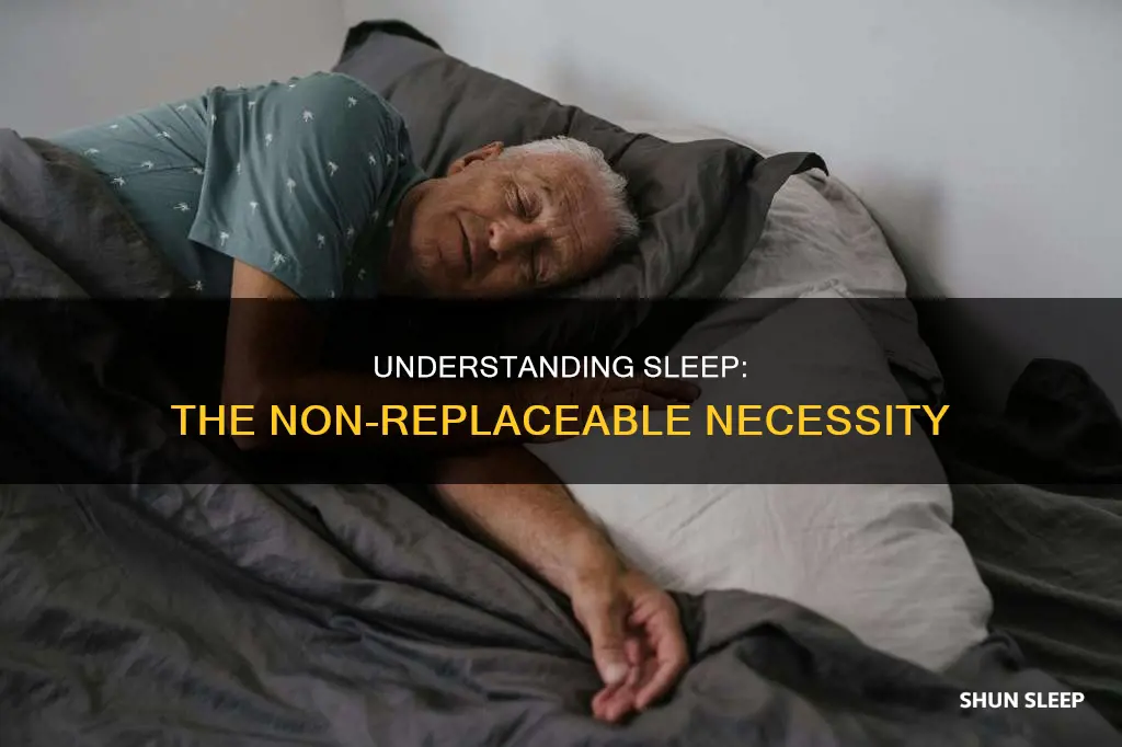 what does not meant for replacement of sleep mean