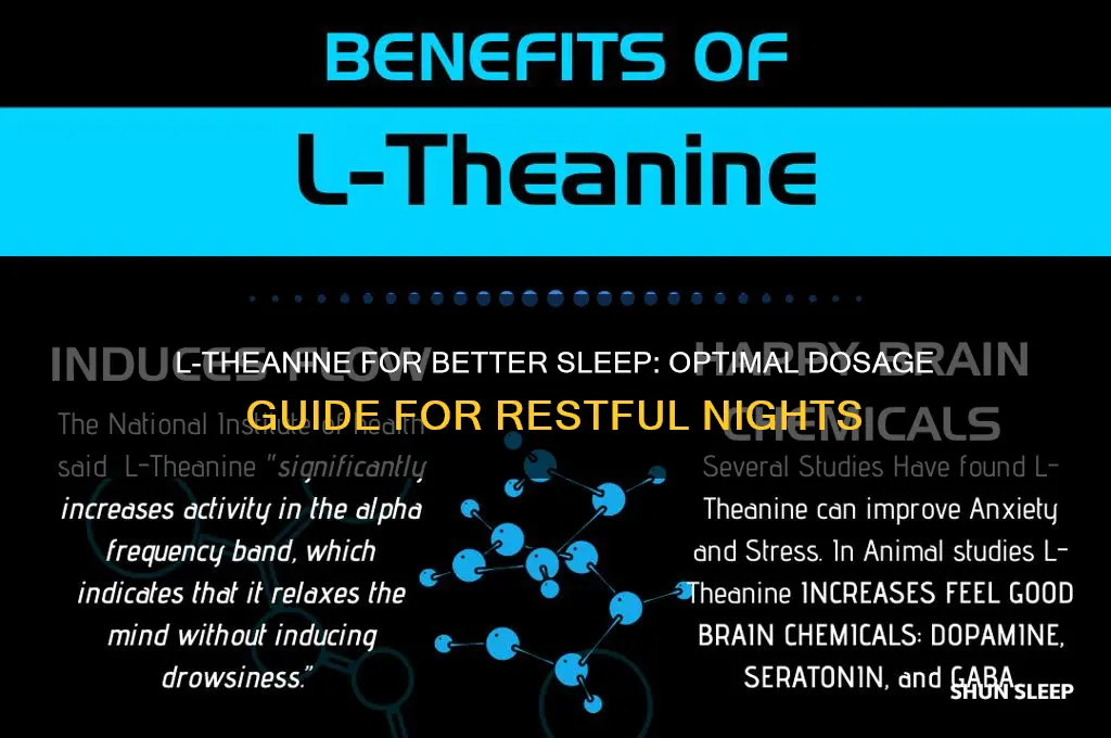 what does of l-theanine will help you sleep