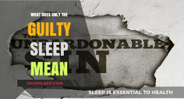 The Guilty Sleep: Understanding the Mind's Torment