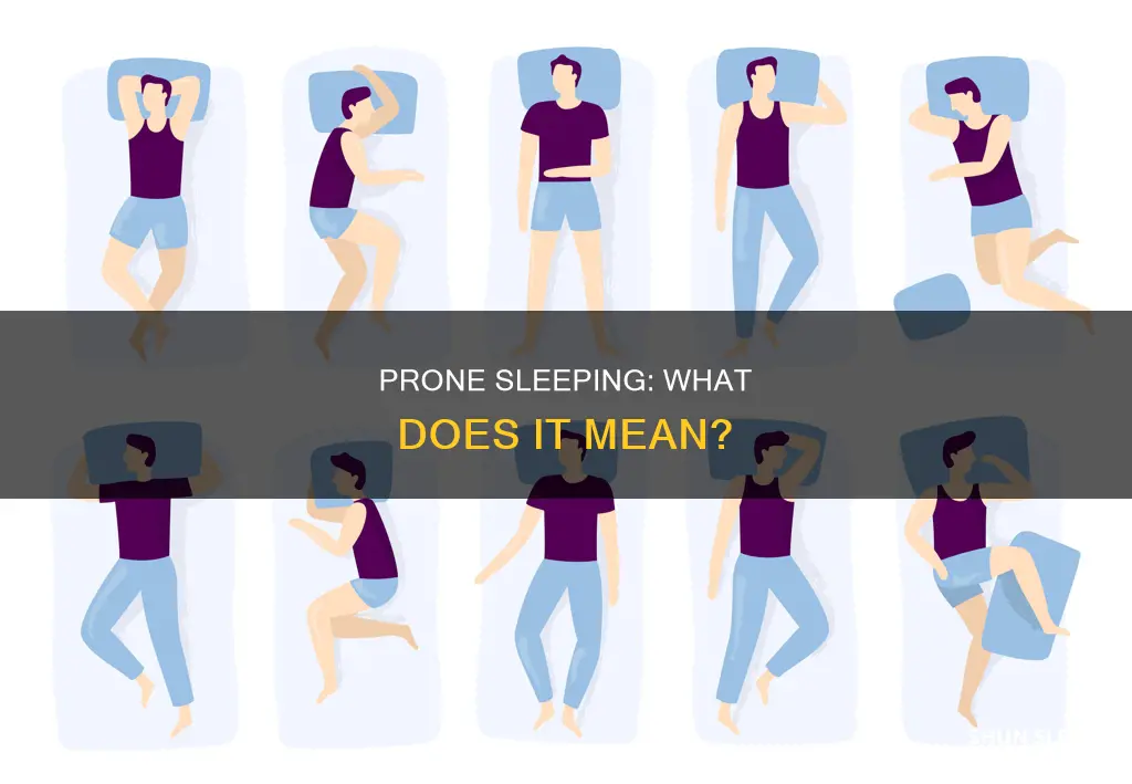 what does prone sleeping mean