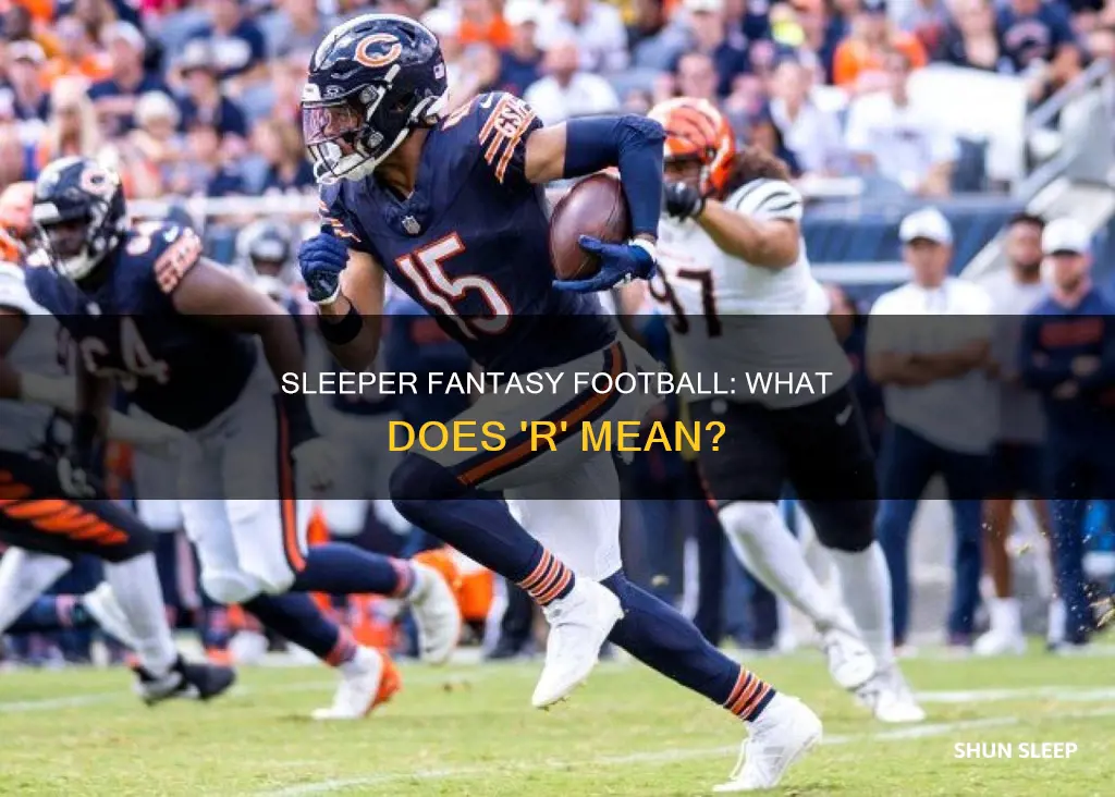 what does r on sleeper fantasy football mean