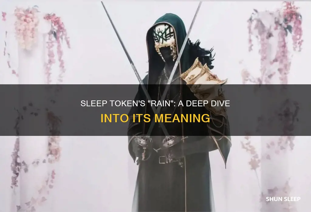 what does rain by sleep token mean