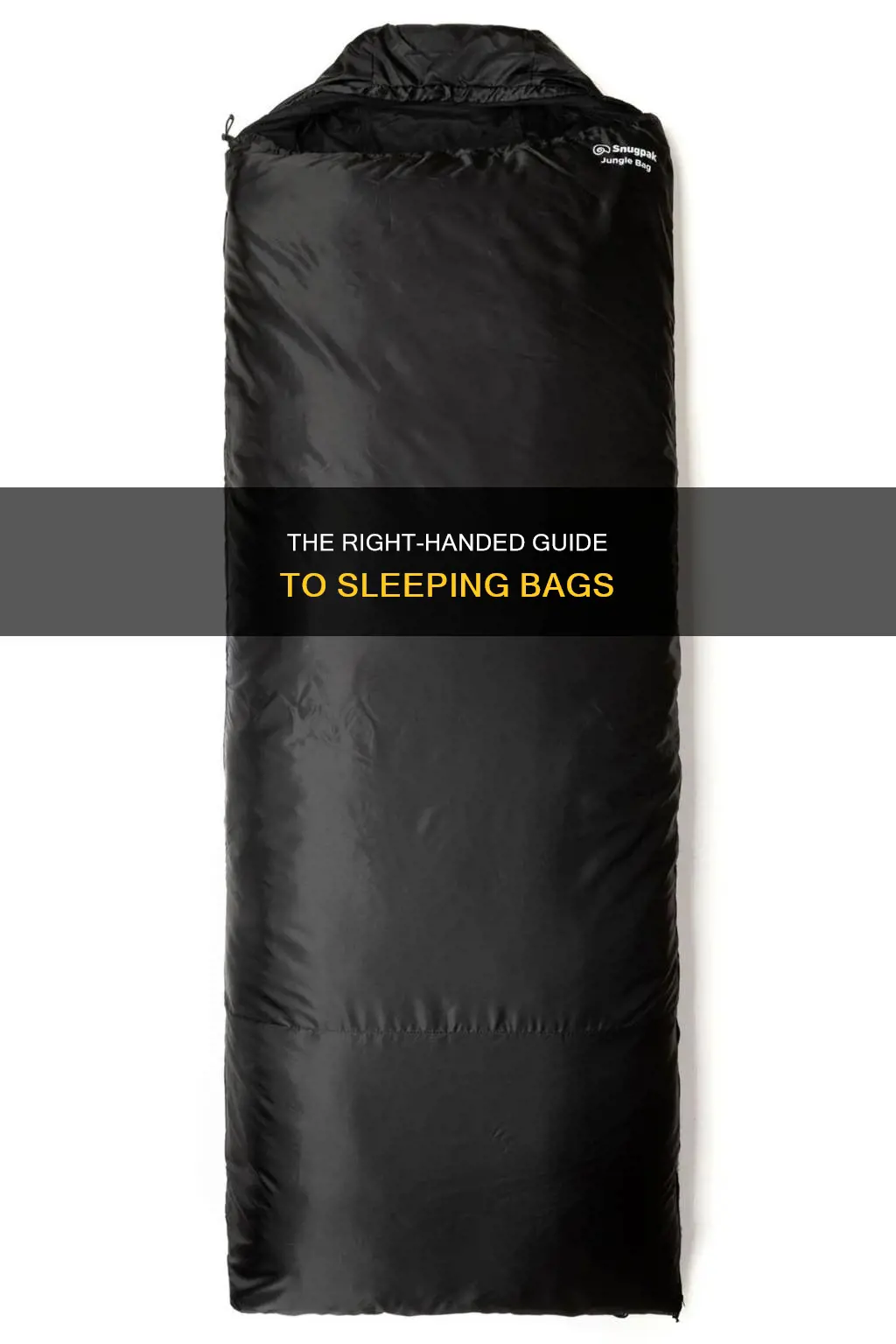 what does right hand mean in sleeping bags