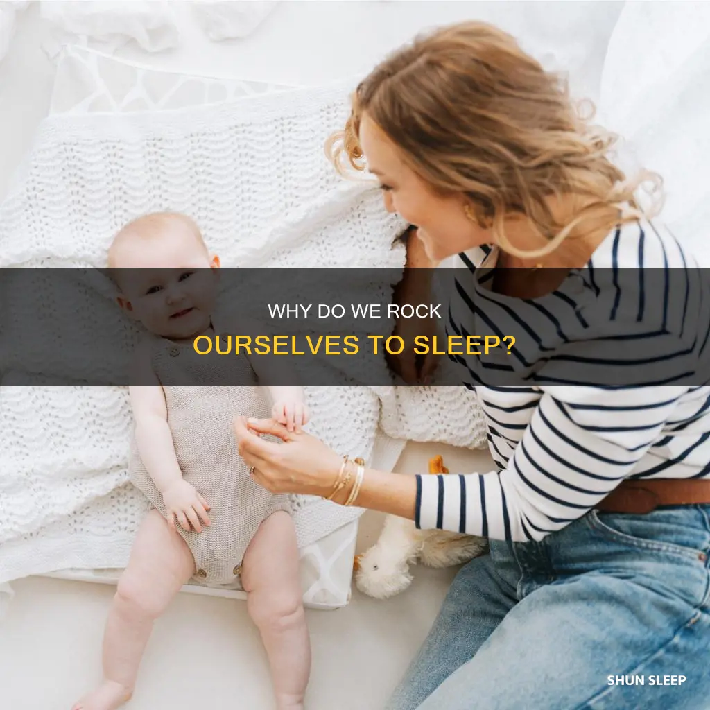 what does rocking yourself to sleep mean