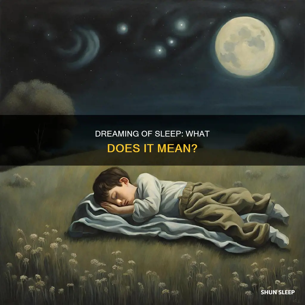 what does seeing yourself sleeping in a dream mean