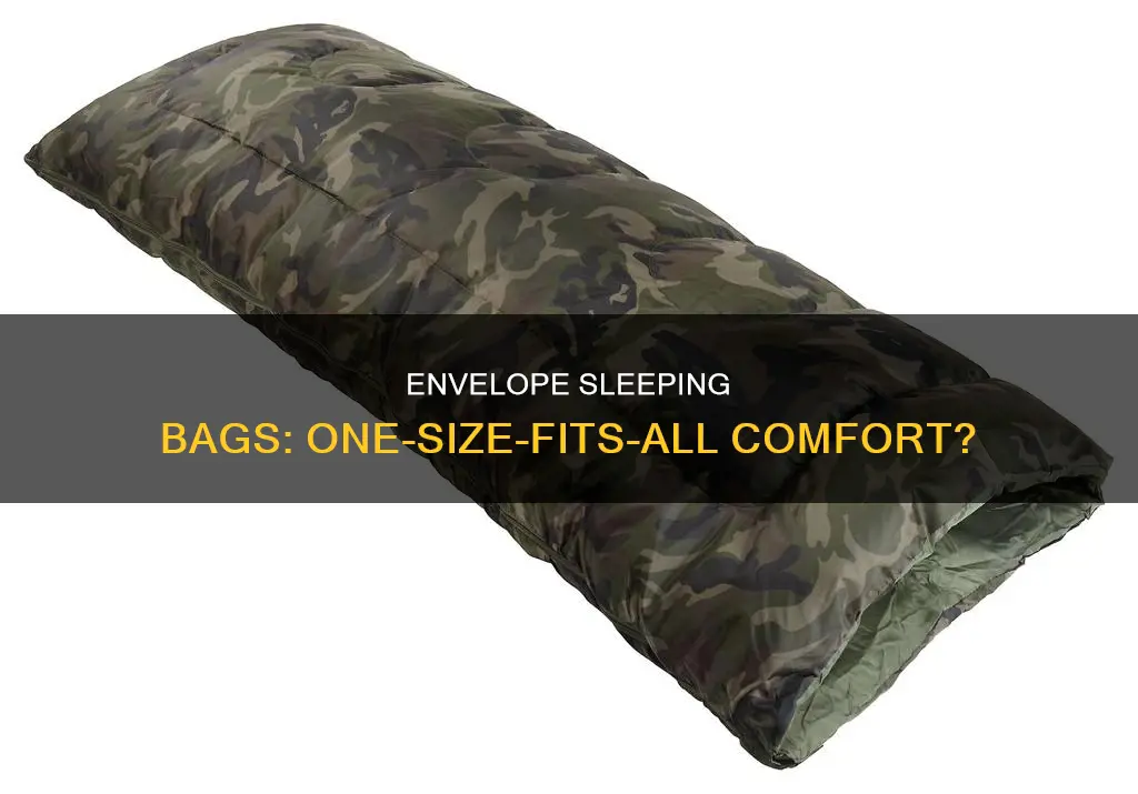 what does single envelope sleeping bag mean