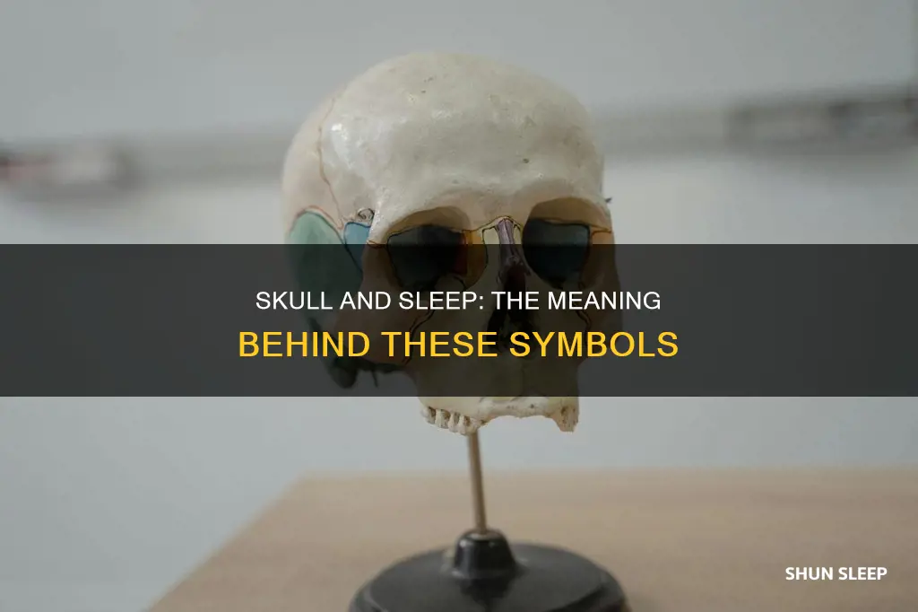 what does skull and sleep face mean