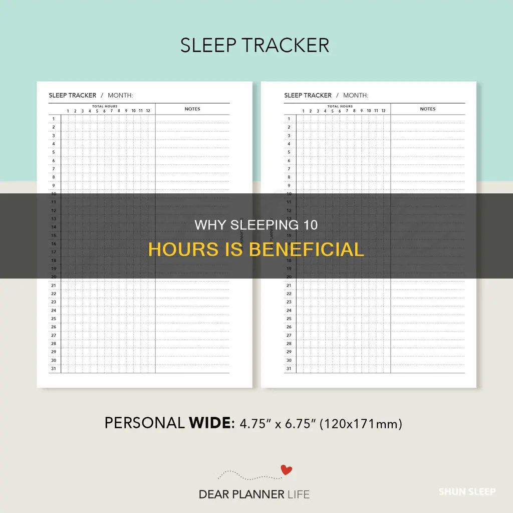 what does sleep 10 hrs mean