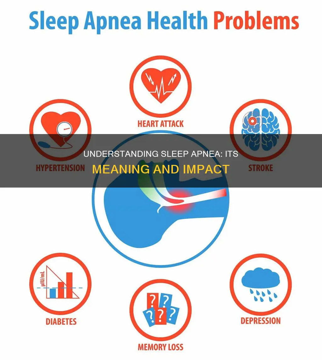 what does sleep apnoea mean