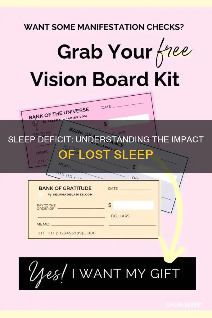 what does sleep deficit mean