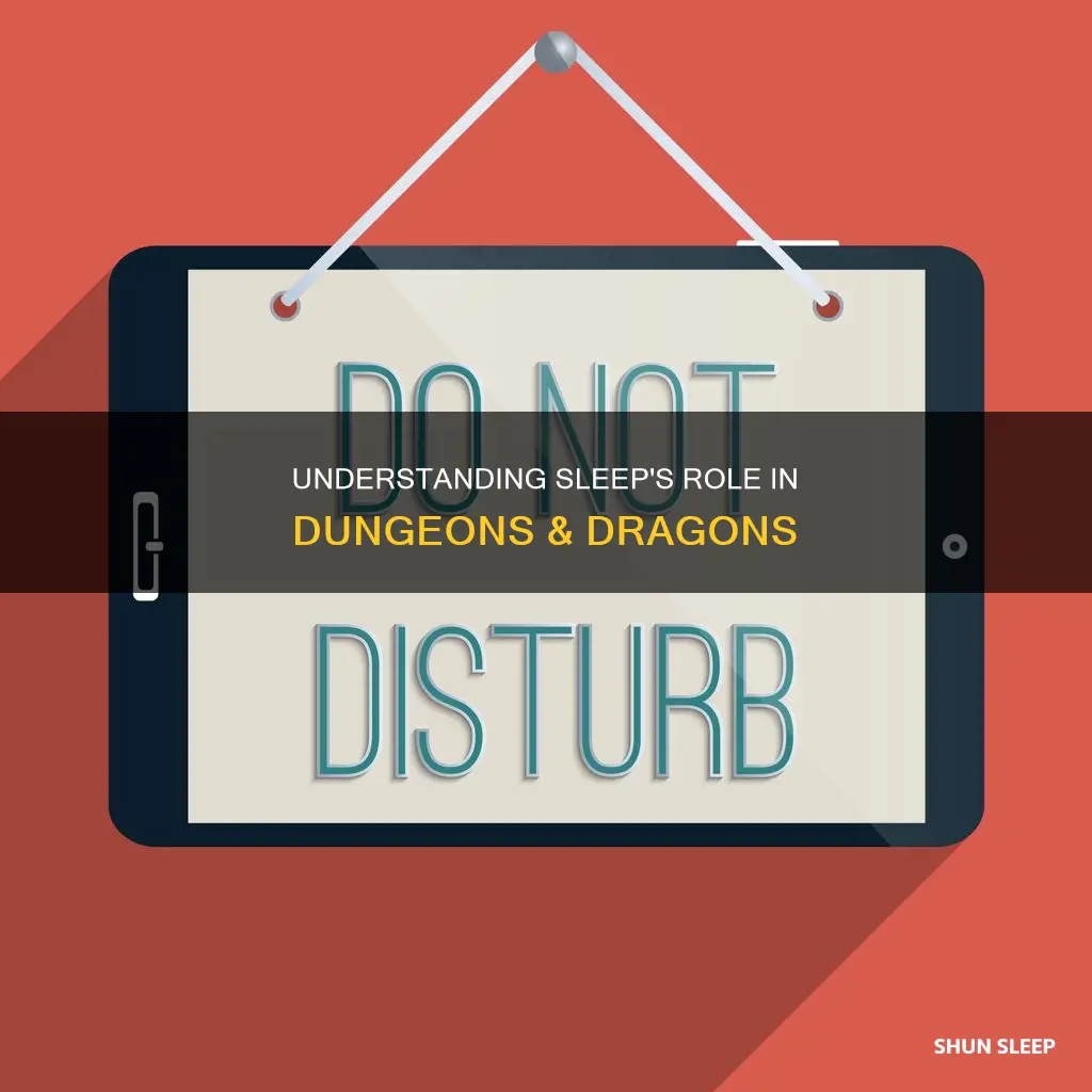 what does sleep dnd mean