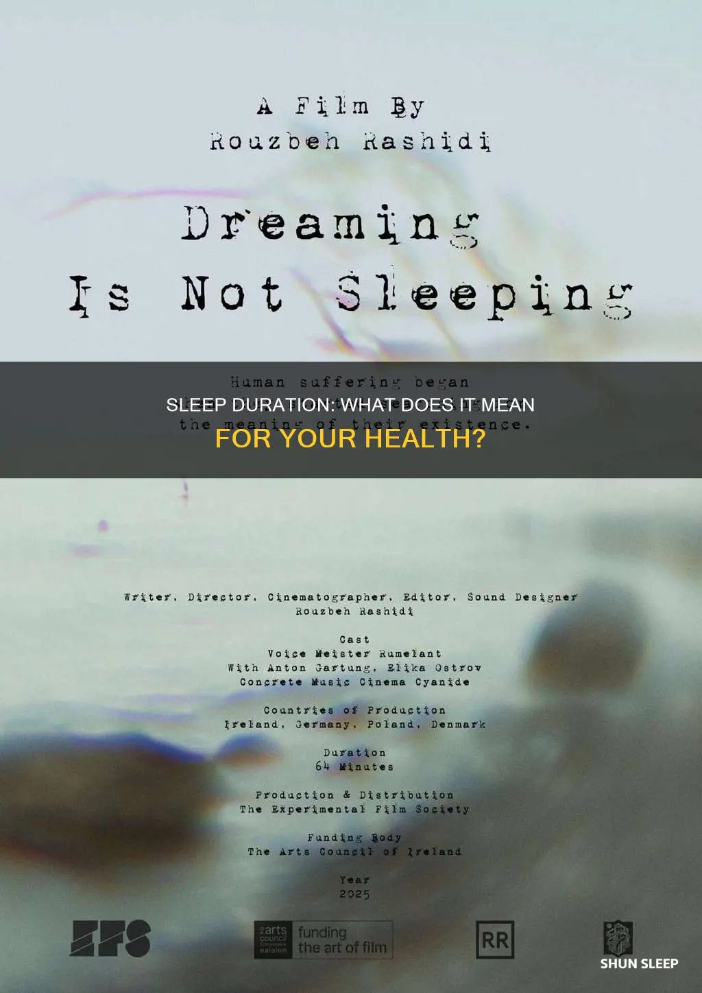 what does sleep duration mean