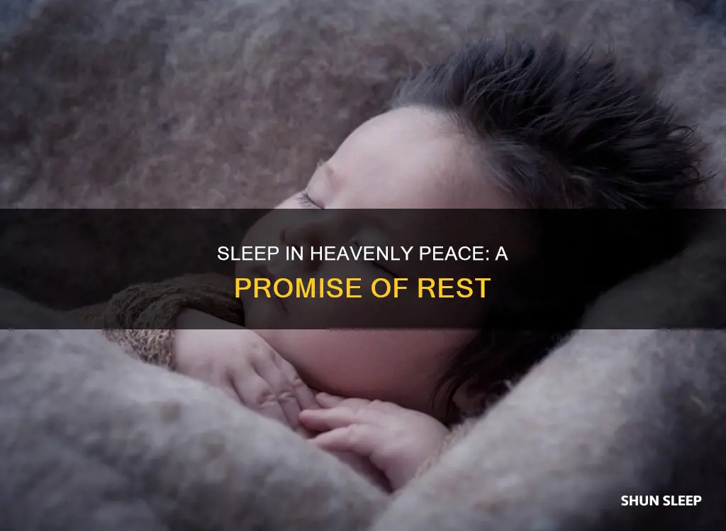 what does sleep in heavenly peace mean