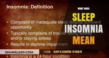 Understanding Sleep Insomnia: Causes and Effects