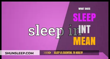 Sleep Int: What Does It Mean?