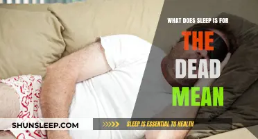 Sleep is for the Dead: Seizing the Day