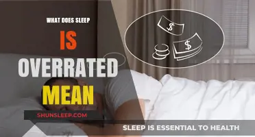 Sleep: Is It Really Overrated?