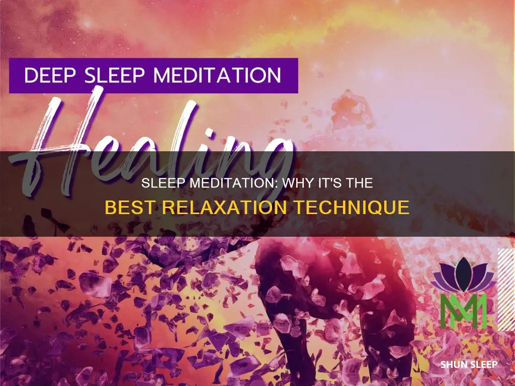 what does sleep is the best meditation mean