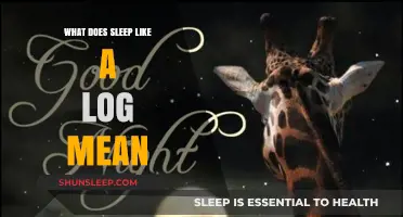 Sleep Like a Log: What Does This Mean?