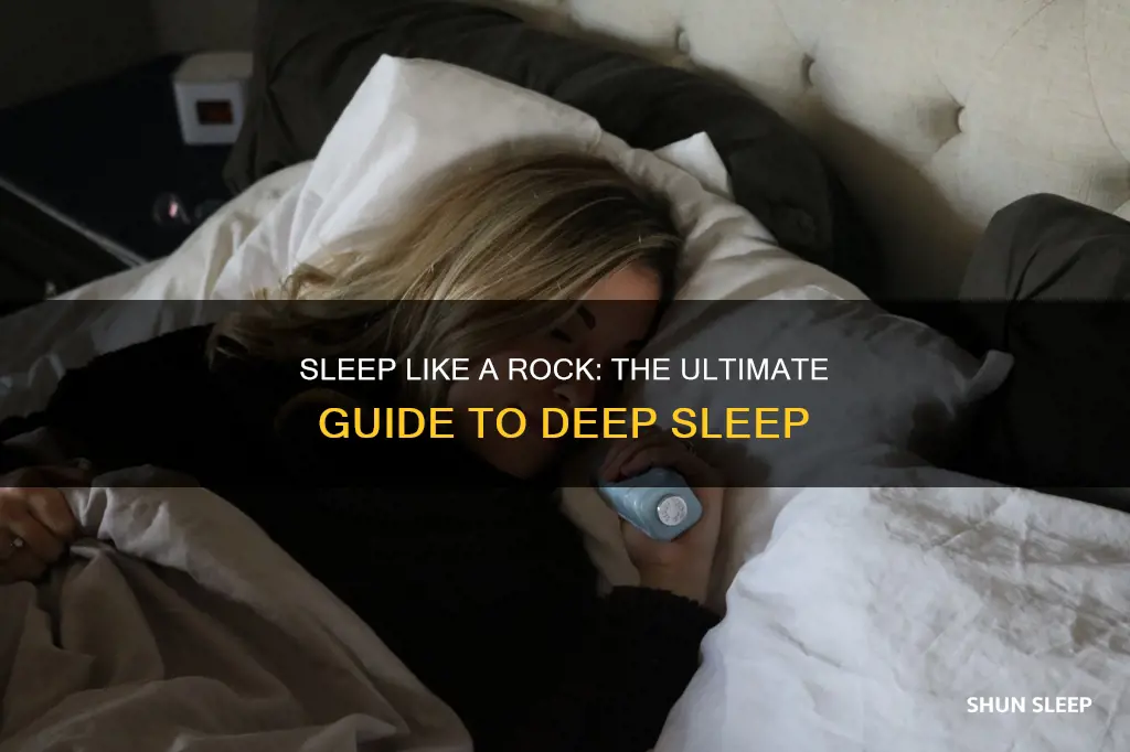 what does sleep like a rock mean