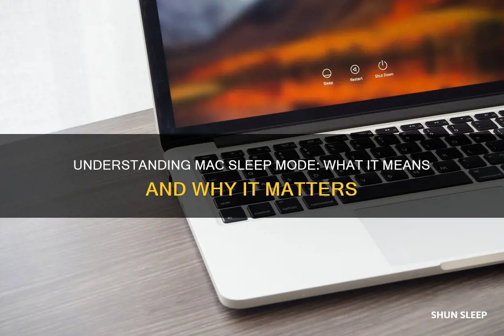 what does sleep mean in mac