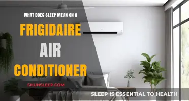 Understanding Sleep Mode on Your Frigidaire Air Conditioner