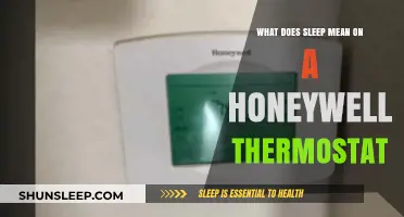 Honeywell Thermostat: Understanding the Sleep Setting
