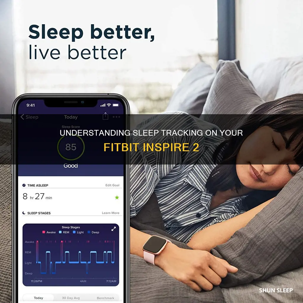 what does sleep mean on fitbit inspire 2