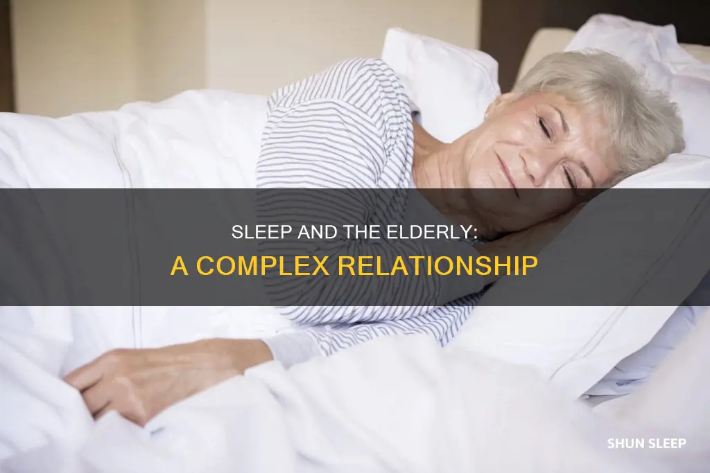 what does sleep mean to the eldery people