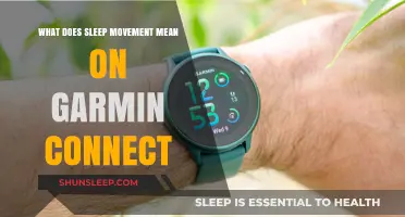 Understanding Sleep Movement with Garmin Connect