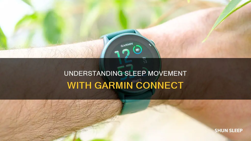 what does sleep movement mean on garmin connect