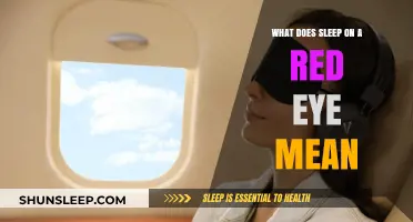 Red-Eye Flights: Sleep and Travel