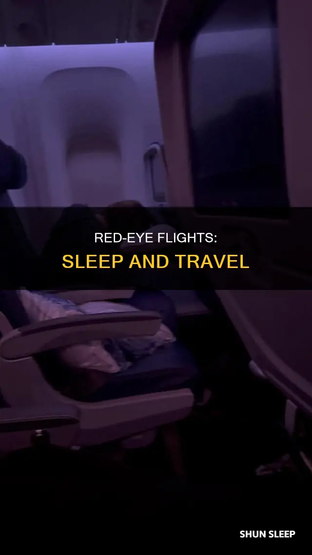 what does sleep on a red eye mean