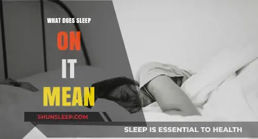 Exploring the Meaning of "Sleep on It
