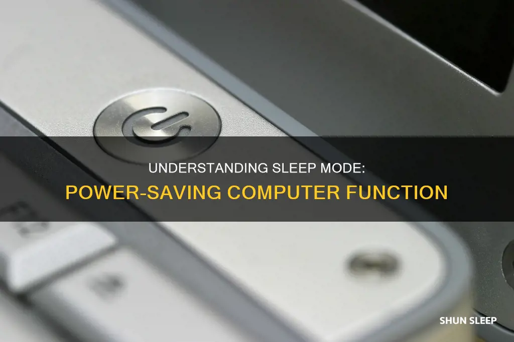 what does sleep otion mean for your computer