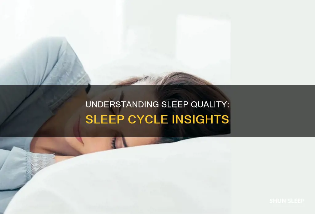 what does sleep quality mean in sleep cycle