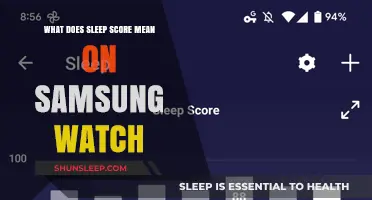 Understanding Your Sleep Score on Samsung Watch