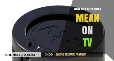 Understanding the Sleep Timer Function on Your TV