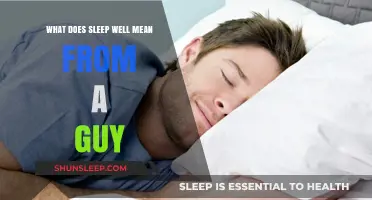 How to Understand His “Sleep Well” Text